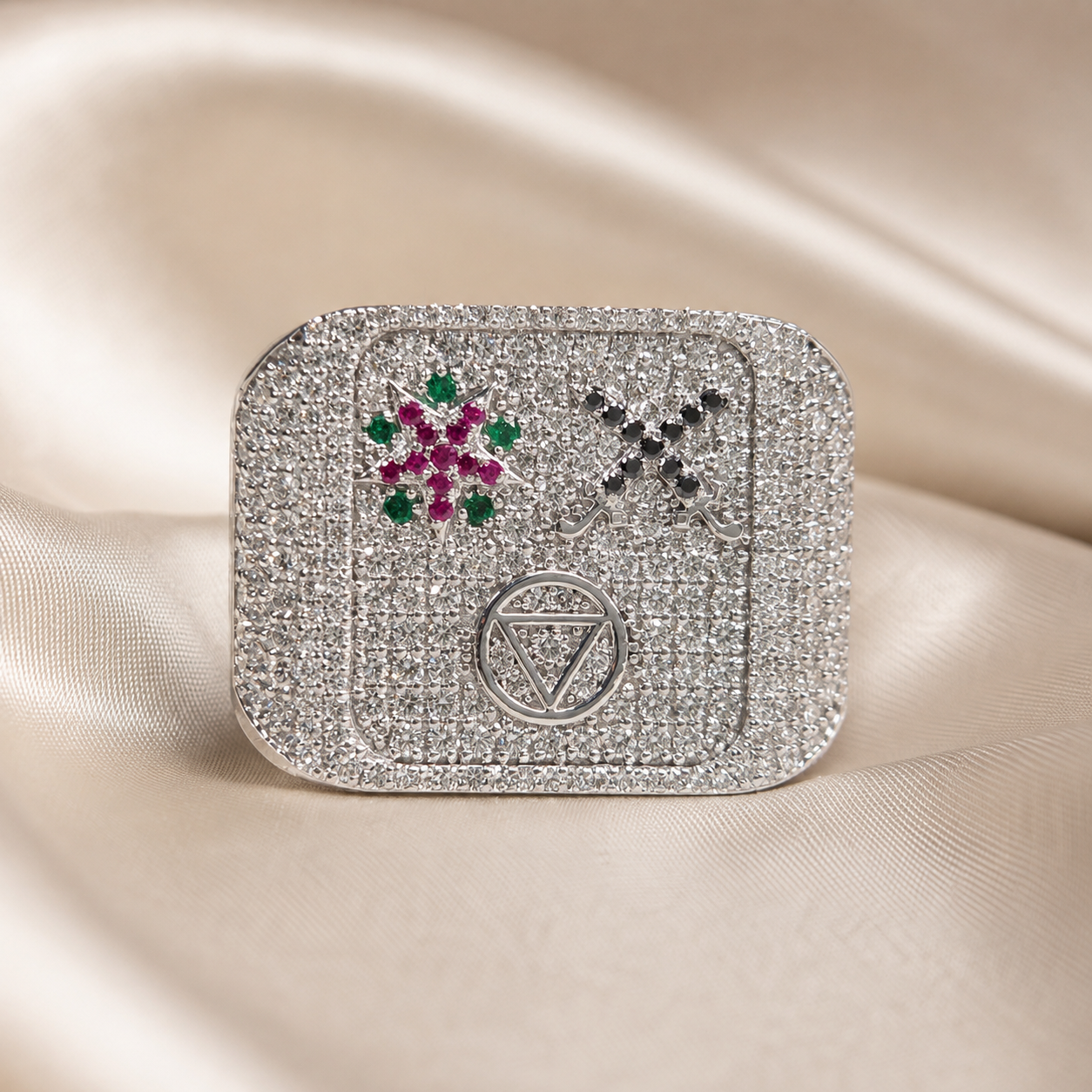 Round Natural Diamond Custom Ring Personalized Diamond Ring Iced Out Name Ring Championship Jewelry Sports Winner Ring Handmade Jewelry