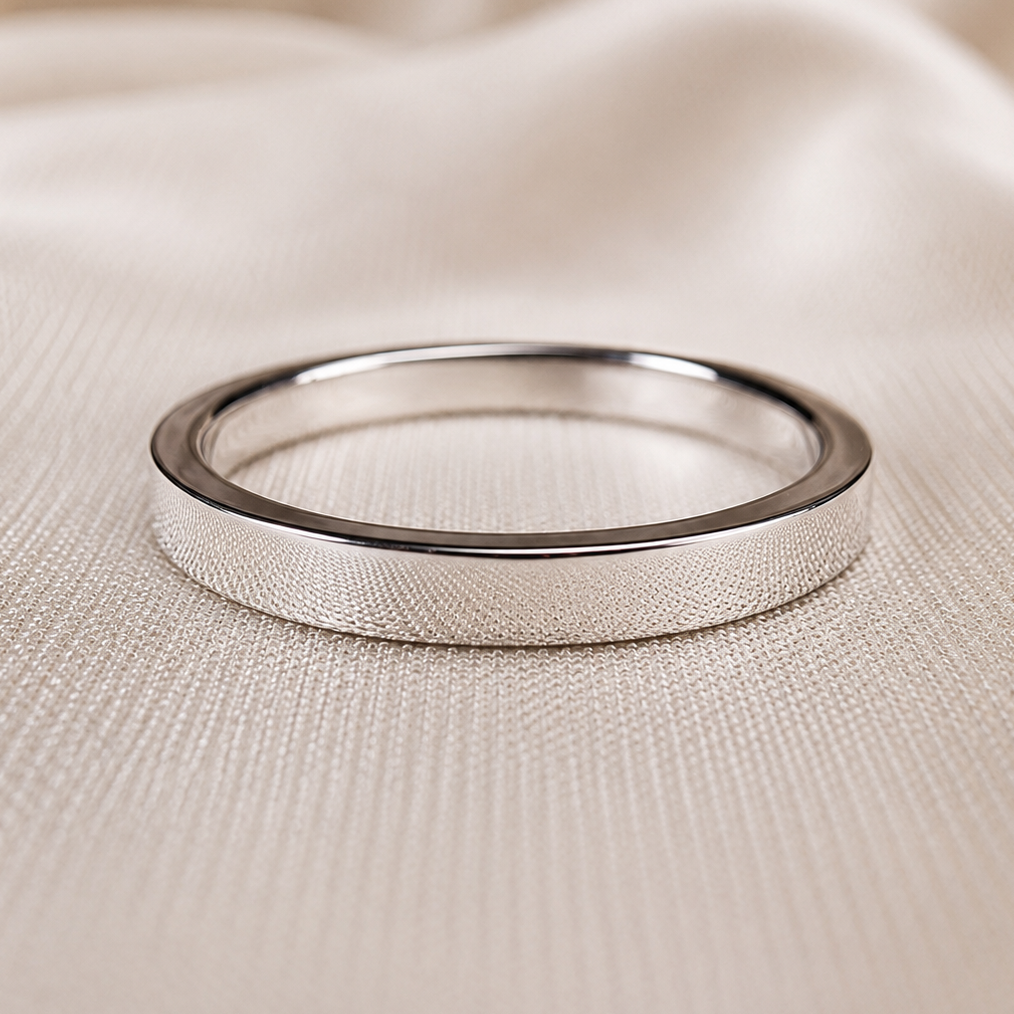 Baguette and Round Cut Lab Grown Diamond Ring Alternating Diamond Band Art Deco Wedding Band Stackable Anniversary Unique Bridal Jewelry