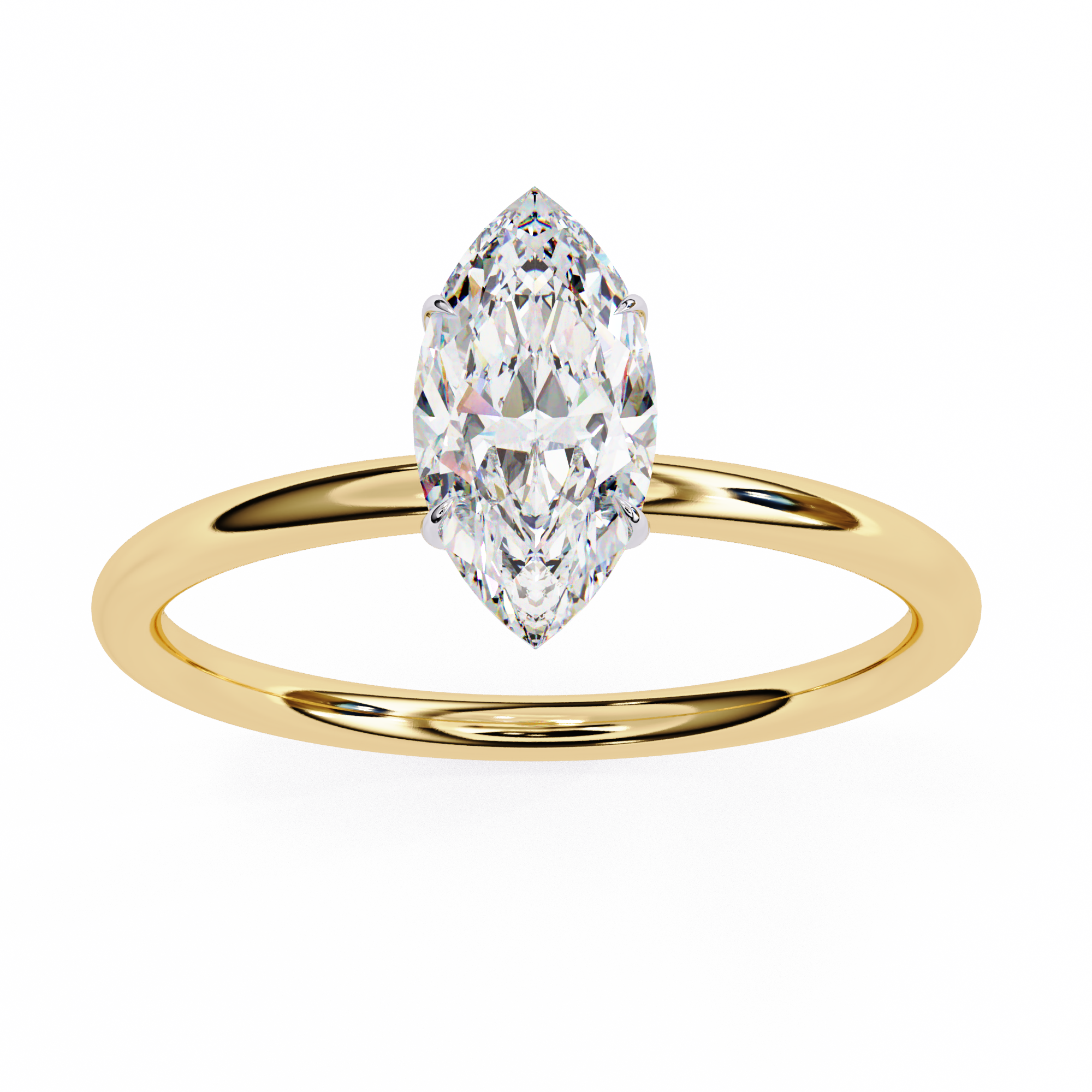 Ylvaris Marquise Lab Grown Diamond solitaire Ring