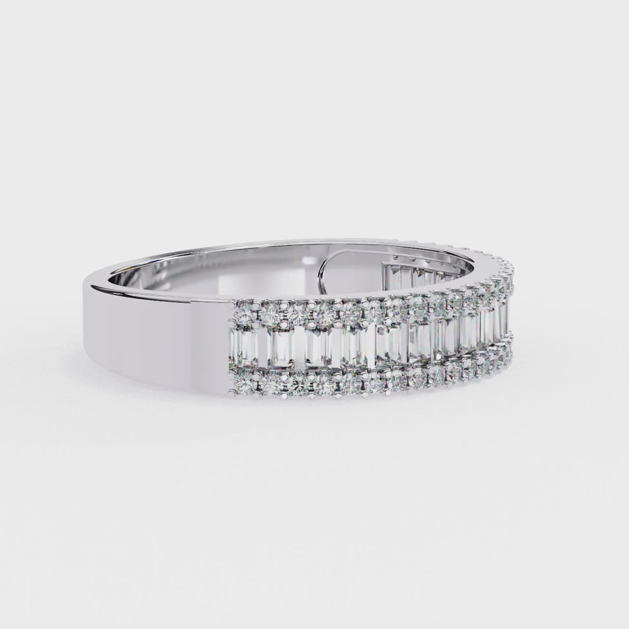Myrika Lab Grown Diamond Round Eternity Band